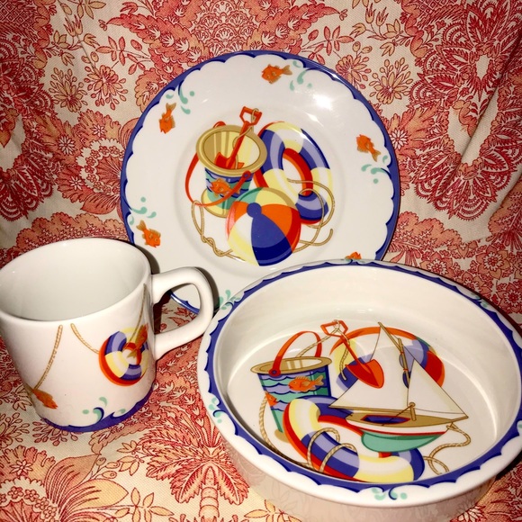 Tiffany Seashore by Tiffany & Co Vintage Child Set - Picture 1 of 8
